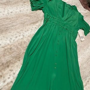Long Green Dress